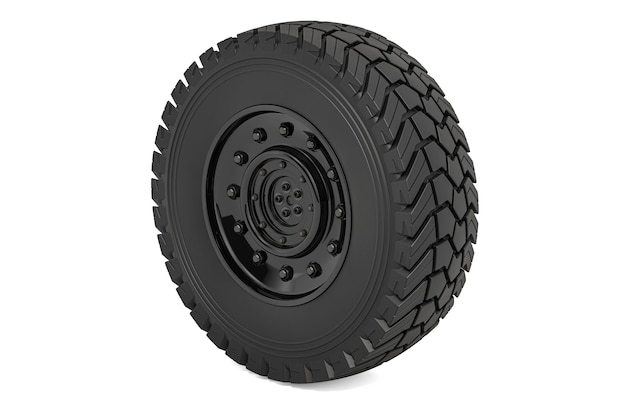 Rendering 3D di camion o Jeep Wheel