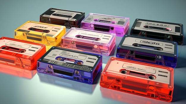 Rendering 3D di cassette