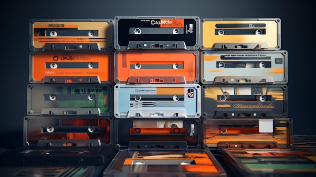 Rendering 3D di cassette