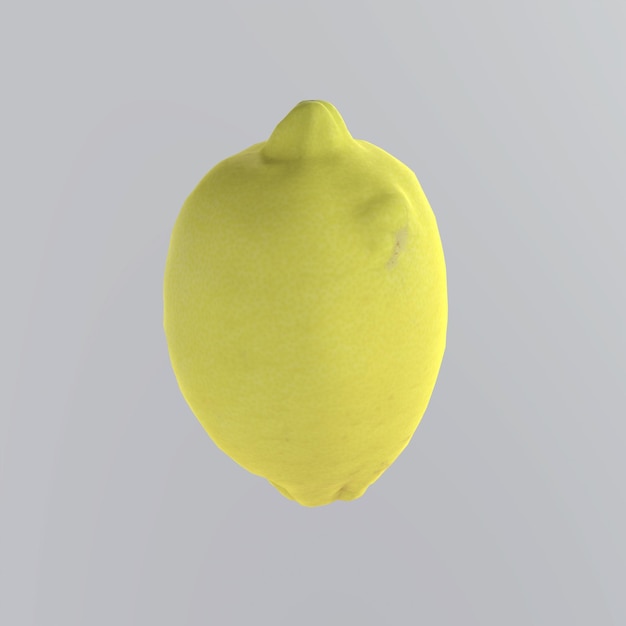 Rendering 3D Di Cibo Al Limone