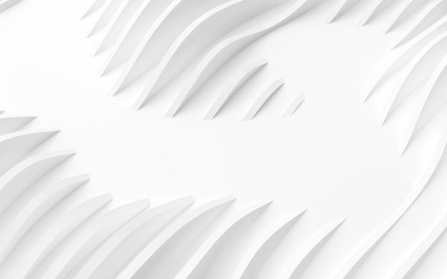 Rendering 3d di forme curve astratte