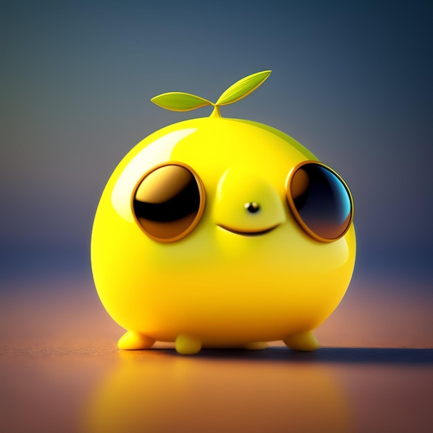 Rendering 3D di foto emoji emotive