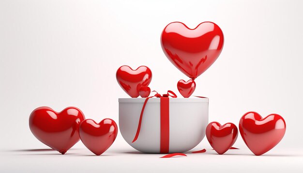 Rendering 3D di San Valentino