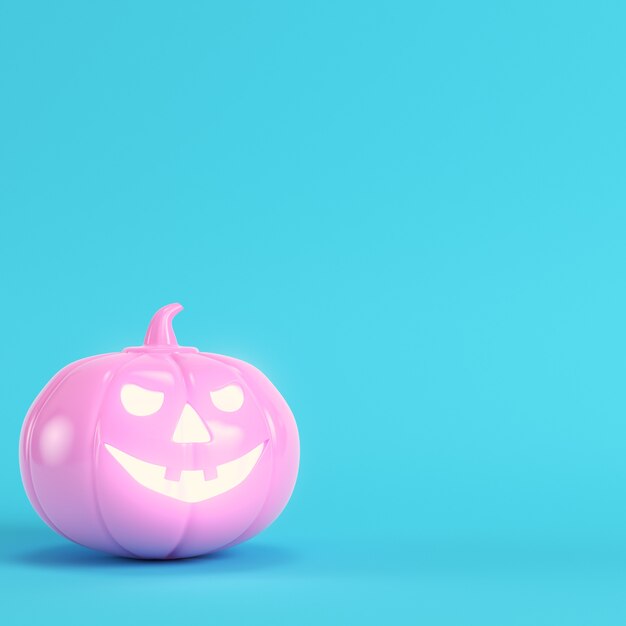 Rendering 3D di zucche di Halloween