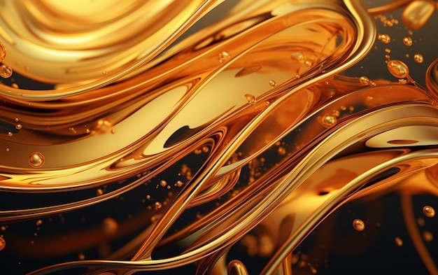 Rendering 3D in oro liquido