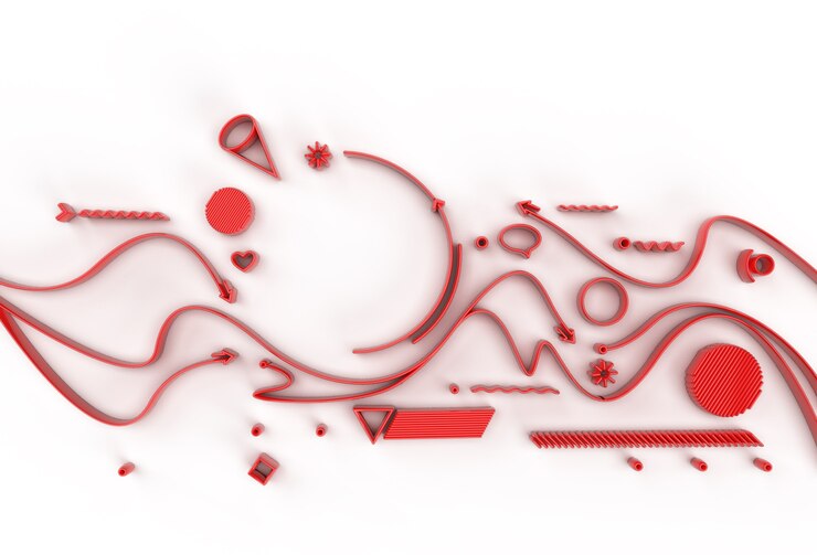 Foto rendering 3d sfondo astratto con lo spazio del tuo testo. progettazione digitale dell'illustrazione 3d.
