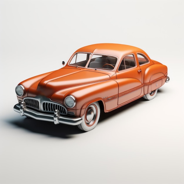 Rendering di auto TruetoImage con Octane su sfondo bianco