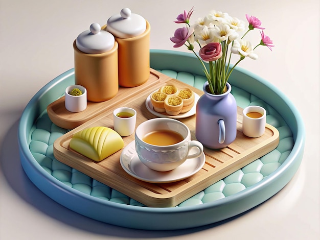 Rendering di colazione 3D