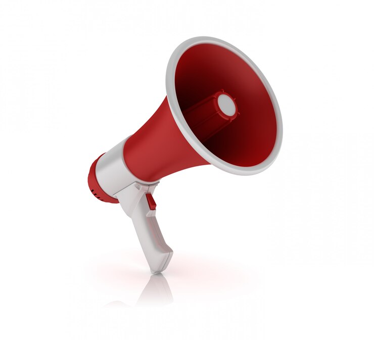 Rendering Illustration of Megaphone