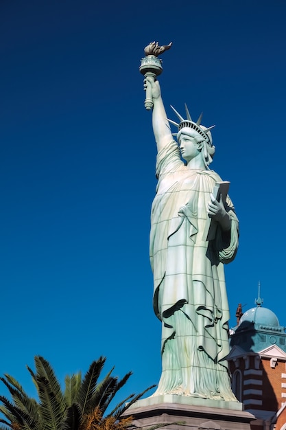 Replica della Statua della Libertà al New York New York Hotel di Las Vegas