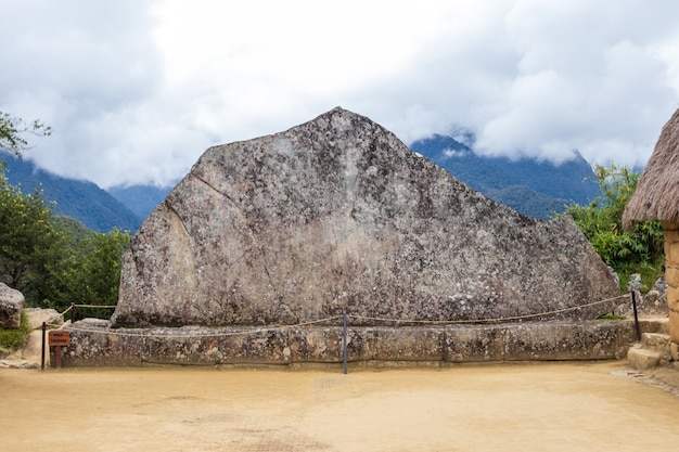 Resti archeologici di Machu Picchu situati nelle montagne di Cusco. Perù