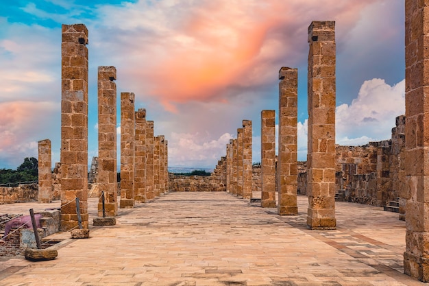 Resti della tonnara in località Vendicari. Italia.