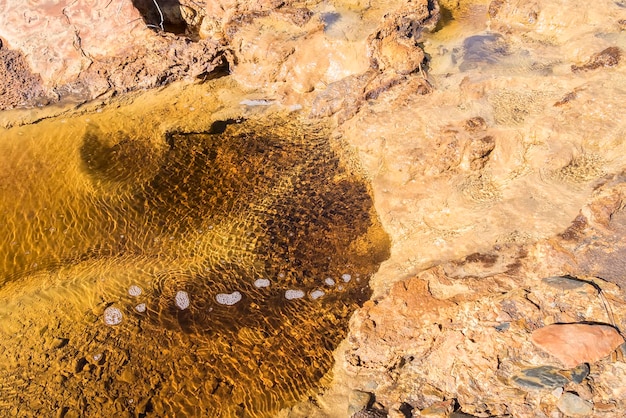 Resti delle vecchie miniere di Riotinto a Huelva in Spagna