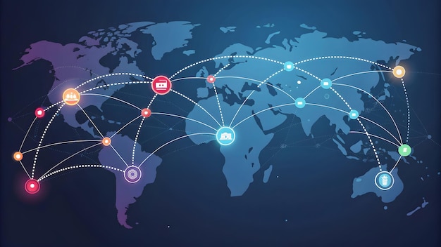 Rete di comunicazione globale nell'era digitale