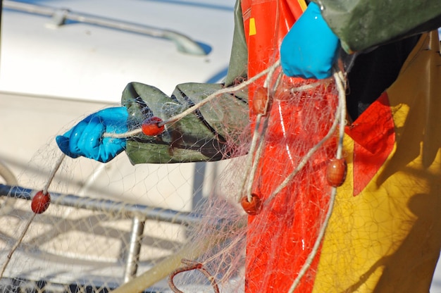 Rete di controllo del pescatore