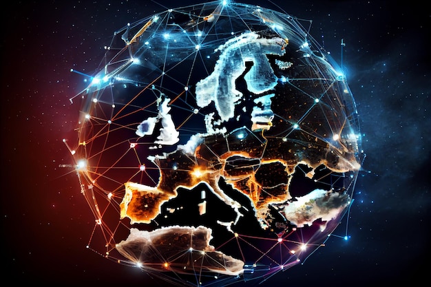 Rete europea di telecomunicazioni connessa