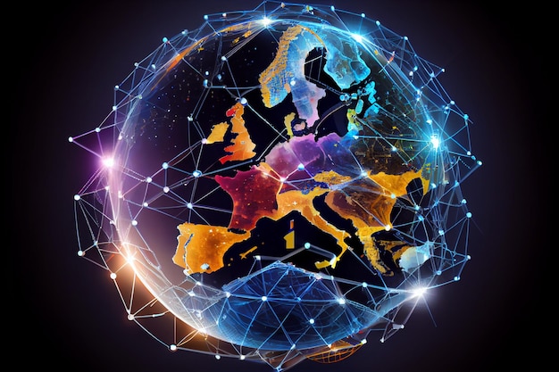 Rete europea di telecomunicazioni connessa