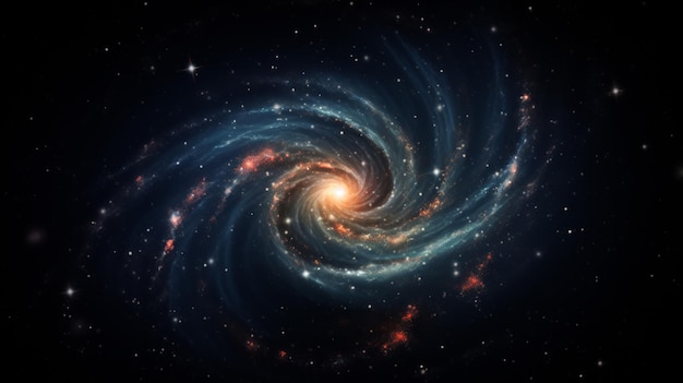 Rete neurale di galassia a spirale ai generata