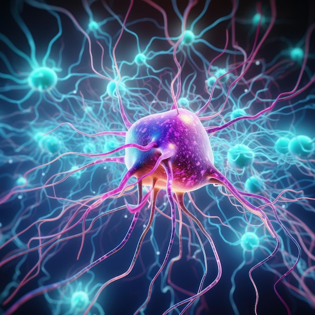 reti neurali cerebrali neuroni effetto scientifico IA generativa