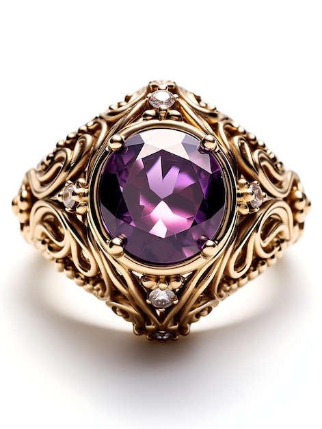 Reverie sul design degli anelli Esplorando la bellezza di anelli metallici concettuali e artistici isolati