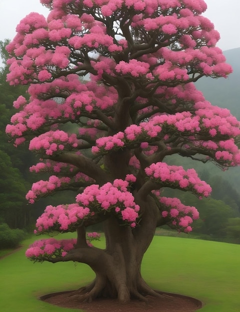 Rhododendron Ericaceae Fiori Albero Bellissimi alberi da fiore