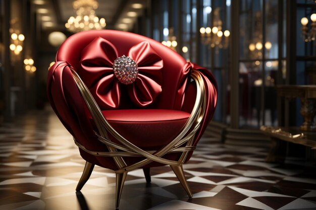 ribbon_chair ai generato la migliore immagine quailty