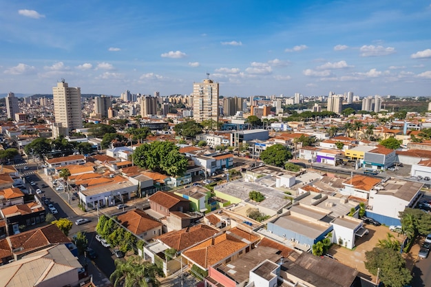 Ribeirao Preto Sao Paulo Brasile Circa giugno 2022 Immagine aerea della città di Ribeirao Preto