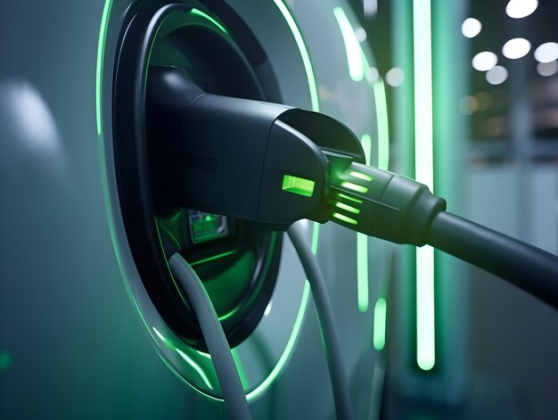 ricarica delle auto elettriche energia pulita per la guida futura energia alternativa ecologica