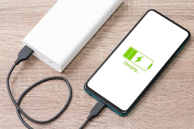 Ricaricare il telefono con il power bank Utilizzo del power bank per caricare lo smartphone