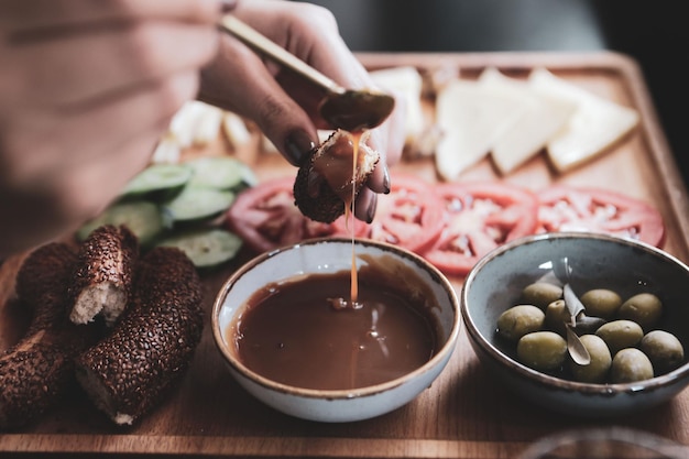 Ricca e deliziosa colazione turca