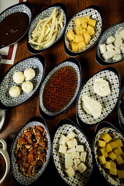 Ricca e deliziosa colazione turca