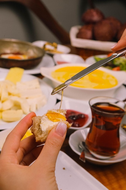 Ricca e deliziosa colazione turca