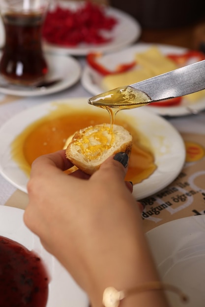 Ricca e deliziosa colazione turca