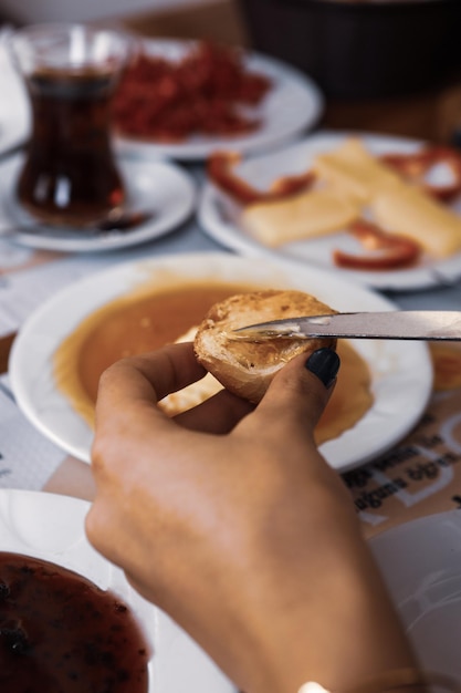 Ricca e deliziosa colazione turca