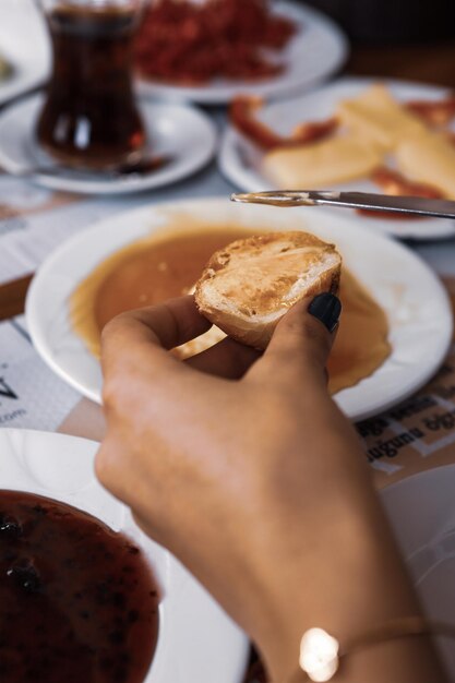 Ricca e deliziosa colazione turca