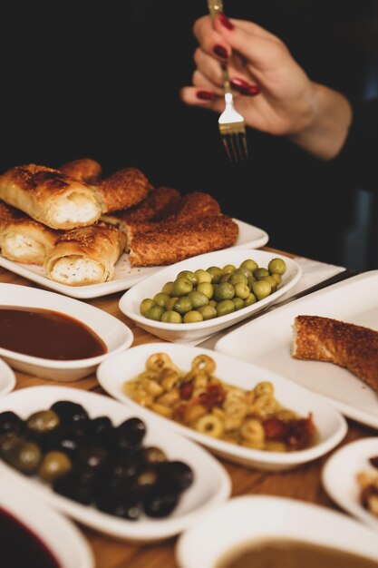 Ricca e deliziosa colazione turca