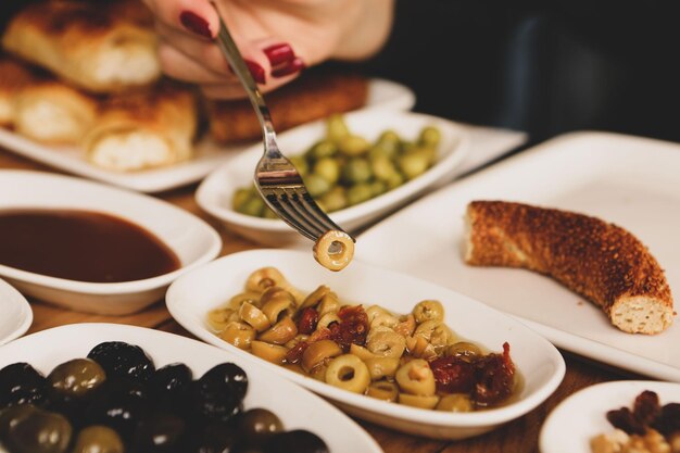 Ricca e deliziosa colazione turca