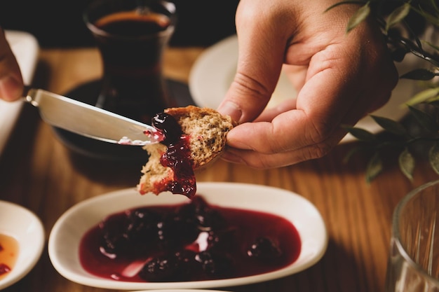 Ricca e deliziosa colazione turca