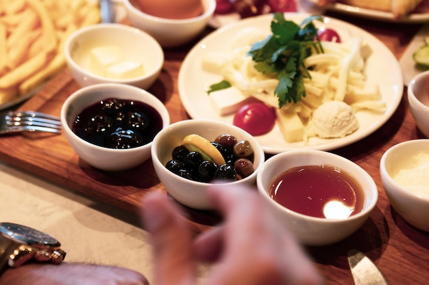 Ricca e deliziosa colazione turca