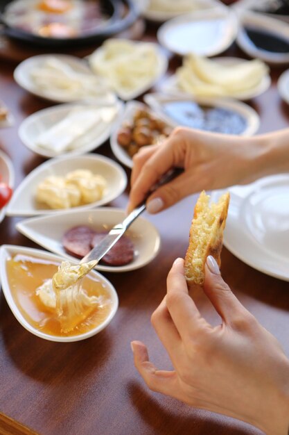 Ricca e deliziosa colazione turca