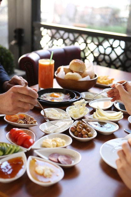 Ricca e deliziosa colazione turca