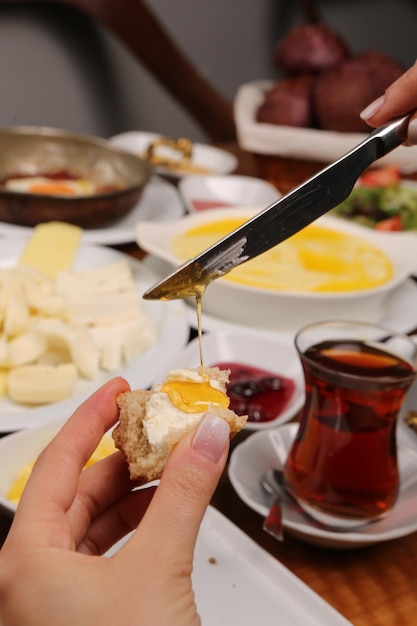 Ricca e deliziosa colazione turca