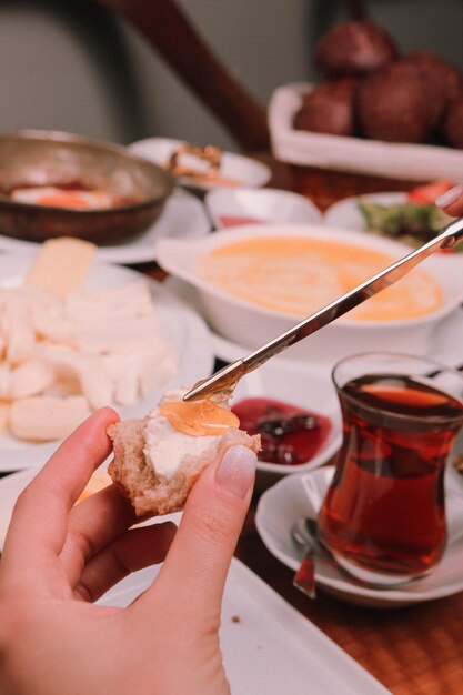 Ricca e deliziosa colazione turca