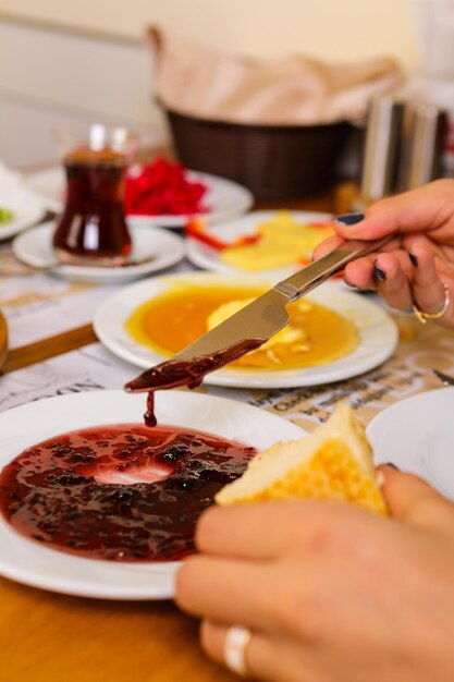 Ricca e deliziosa colazione turca