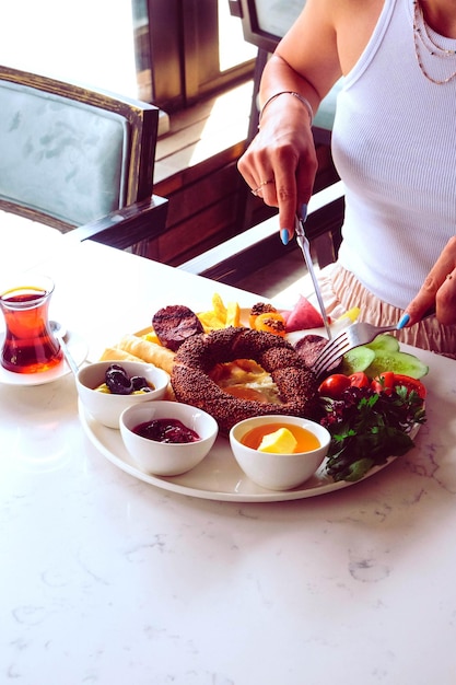 Ricca e deliziosa colazione turca