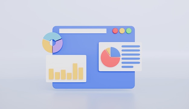 Ricerca di marketing rapporto finanziario analisi dei dati di flusso di lavoro aziendale diagramma a barre