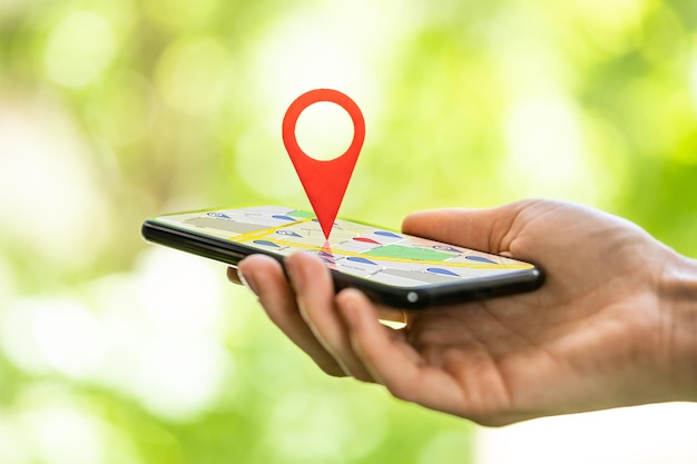 Ricerca locale del marcatore di pin della mappa