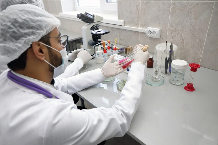Ricerca medica in laboratorio.