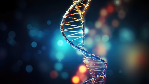 Ricerca sul DNA al microscopio Ingegneria genetica Lavoro di laboratorio sulla sostituzione genica