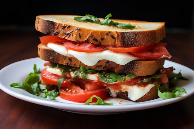 Ricetta cena con panino caprese